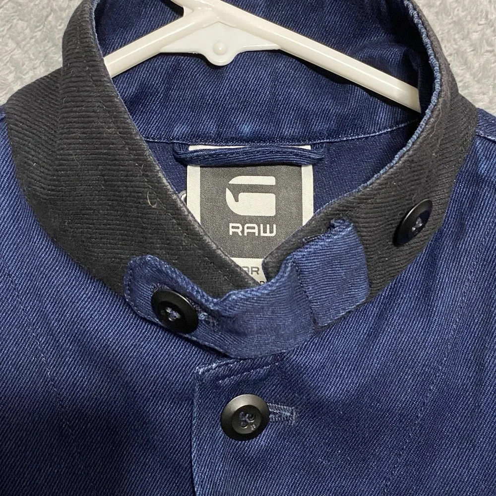 G-Star Raw Correct Blazer Police Blue Jacket Coat Size Tag Size 48 Chest Size 40